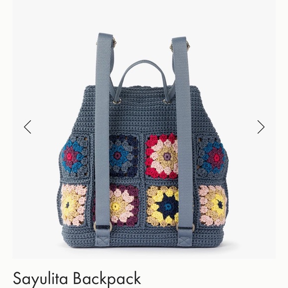 The Sak Sayulita Backpack - Multicolor Crochet Design - Picture 2 of 8